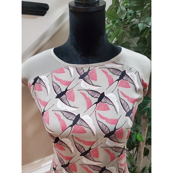 APT 9 Women's Gray 100% Polyester Round Neck Sleeveless Casual Top Blouse Large - Picture 4 of 11